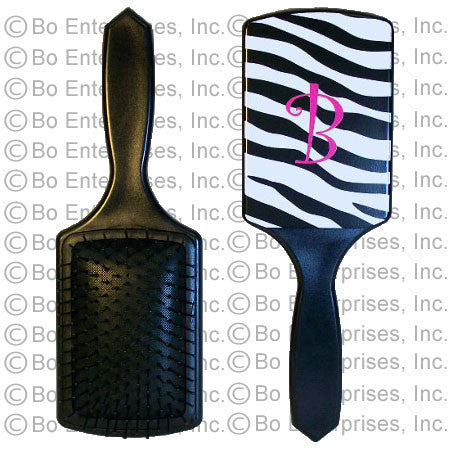 Zebra Paddle Hair Brush