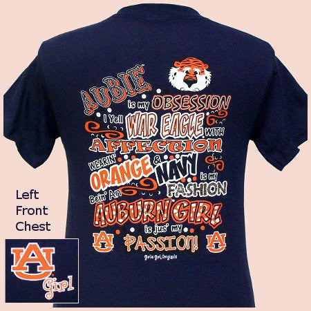 Auburn T-Shirt: Aubie Obsession (Short Sleeve)