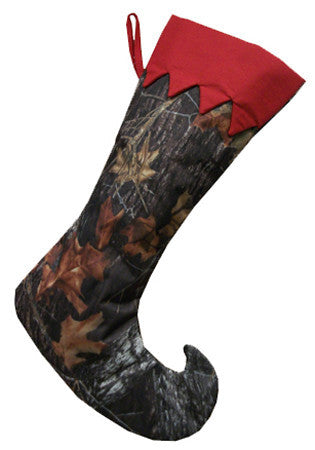 Elf Stocking Camo/Red