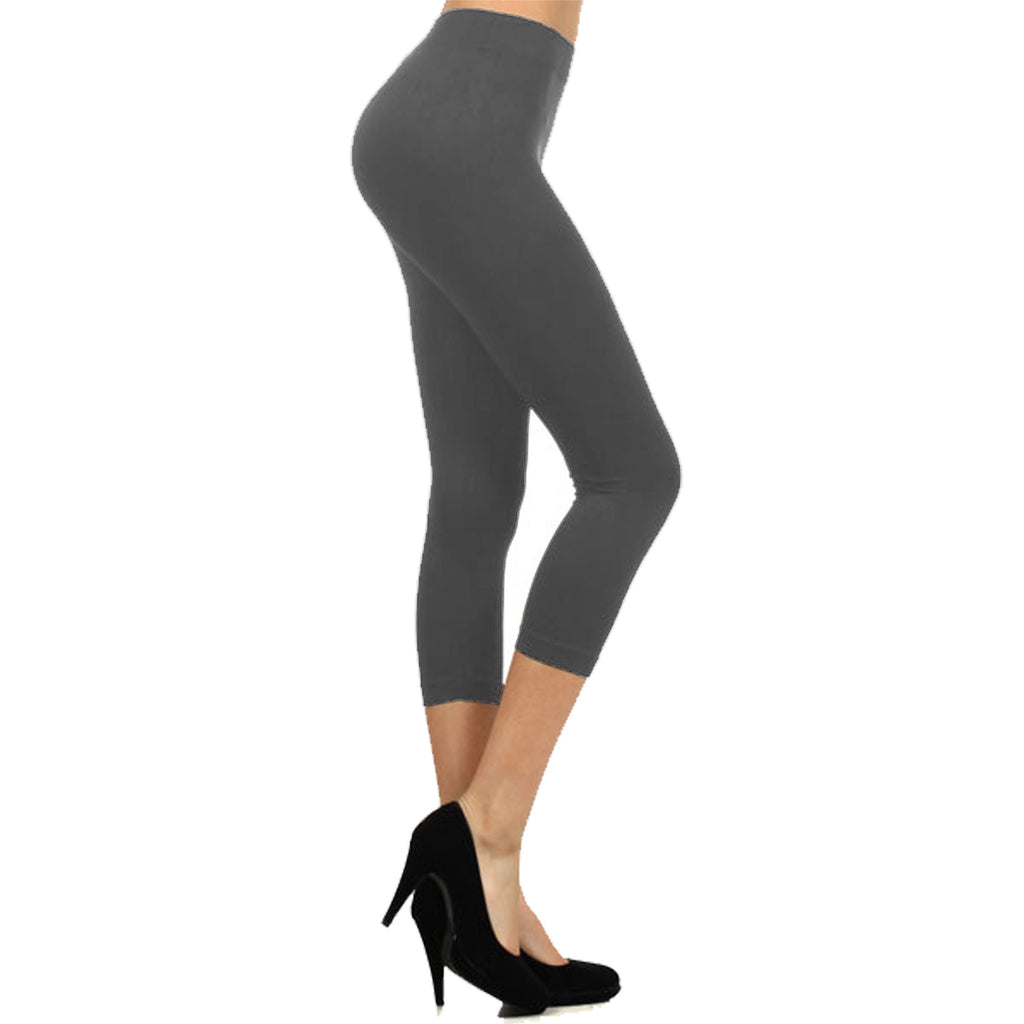 SML_SD Charcoal Capri Legging