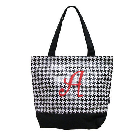 Houndstooth Design Tote Bag