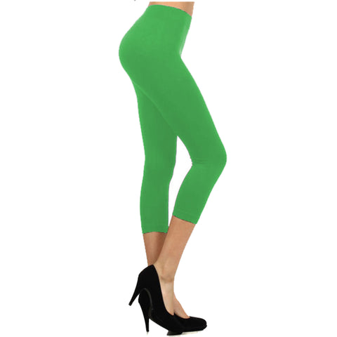 SML_SD Kelly Green Capri Legging