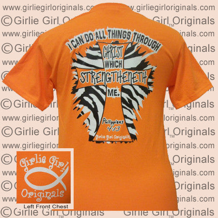 Phil. 4:13 - Safety Orange (Short Sleeve)