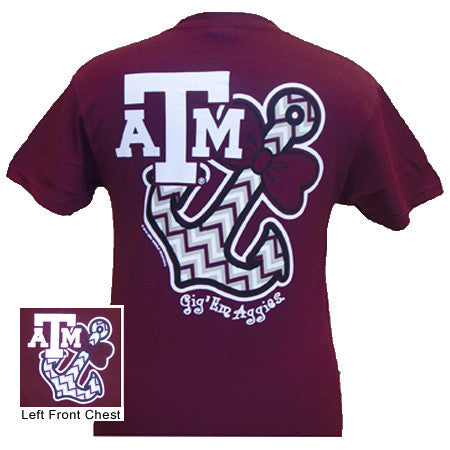 Texas A&M T-Shirt: Bowtie Anchor (Short Sleeve)
