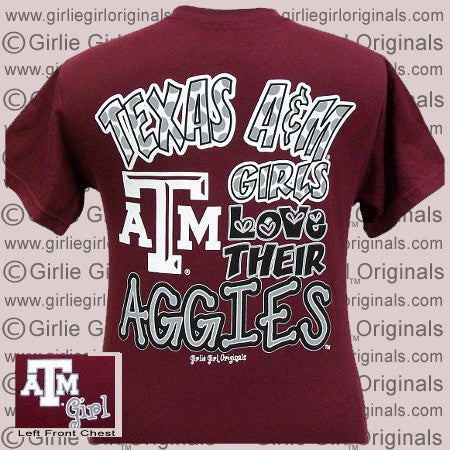 Texas A&M T-Shirt: Texas A&M Girls (Short Sleeve)