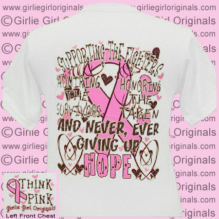 Think Pink - White (Short Sleeve)