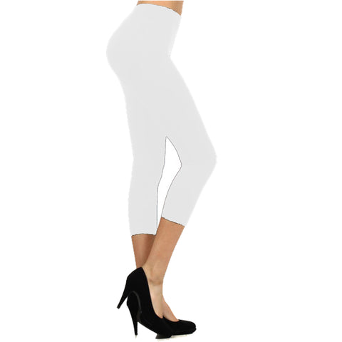 SML_SD White Capri Legging